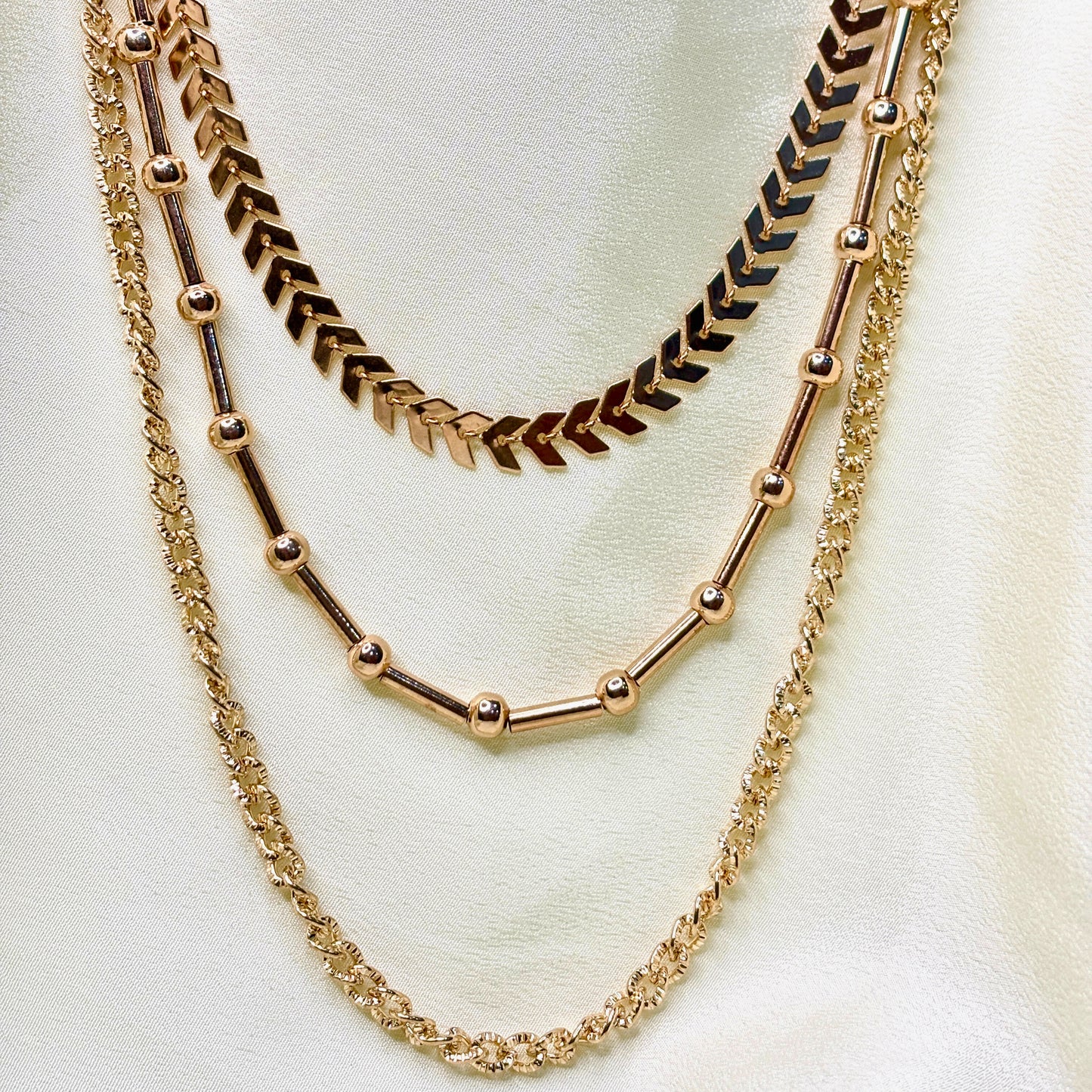 Multi-Layered Statement Necklace for Women
