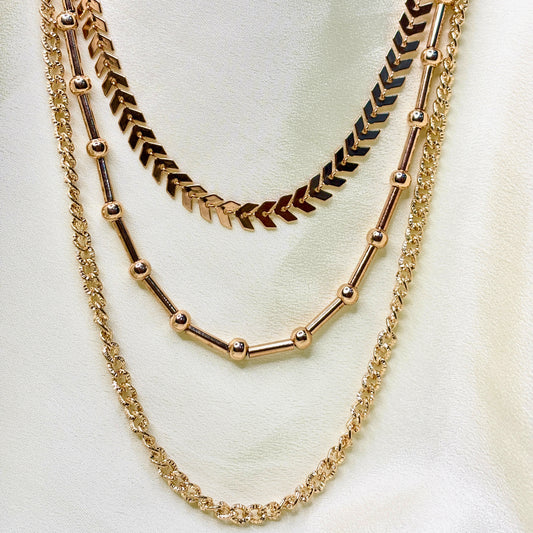 Multi-Layered Statement Necklace for Women